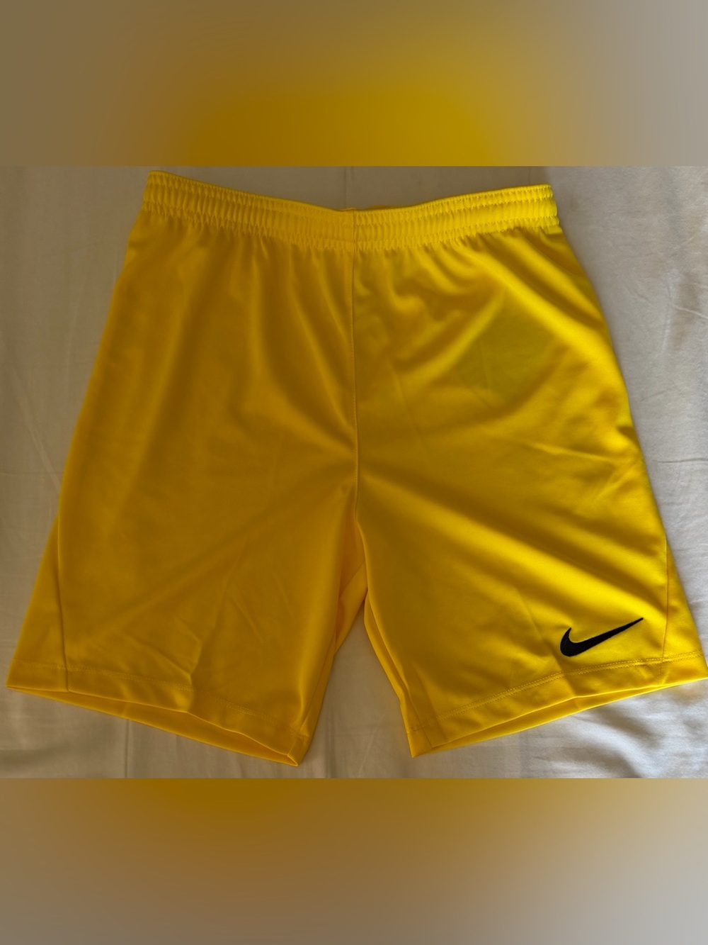 Nike Yellow Training Dri-Fit Soccer Shorts BV6865-719 Youth Sz: Large